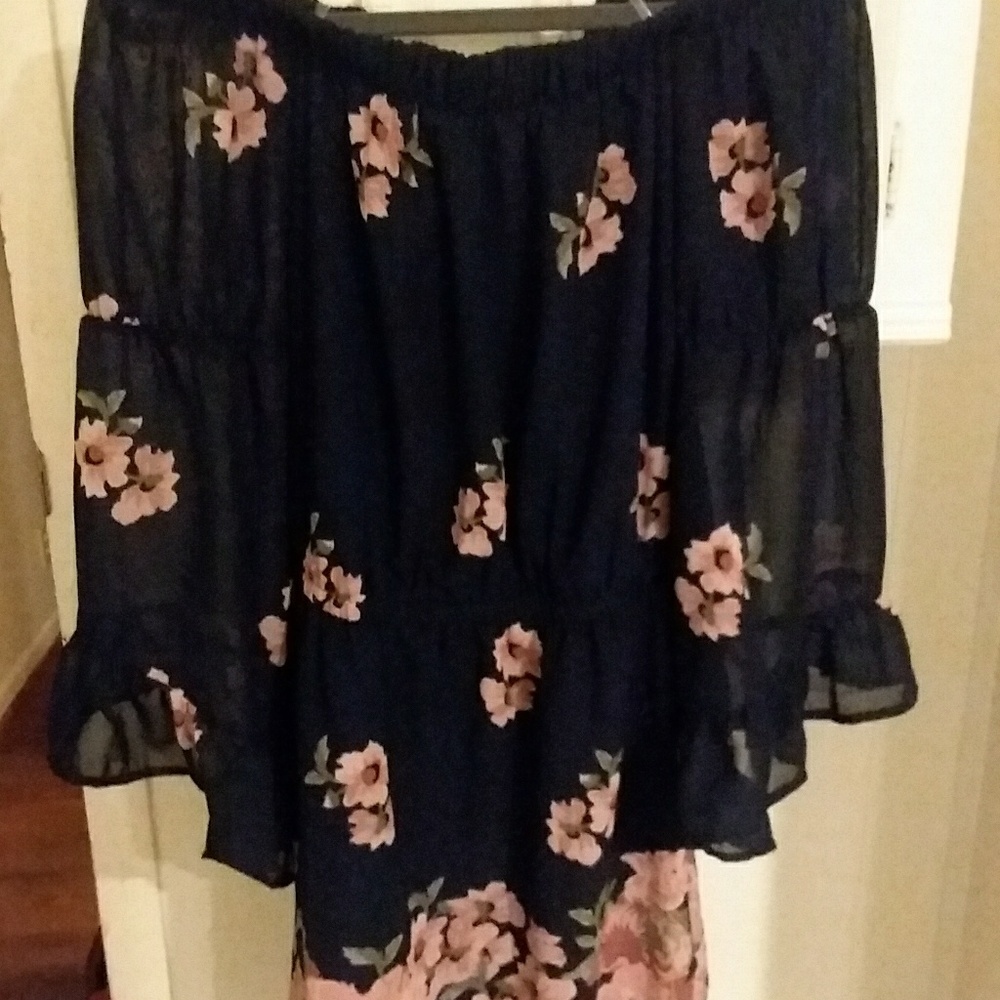 Off-the-shoulder dress